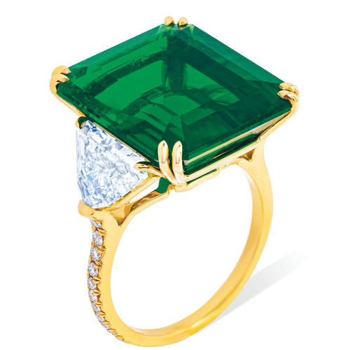 Geneva - Nov 2019 - Rare Emerald and Diamond Ring