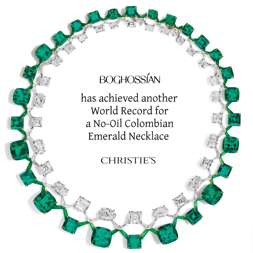 Hong Kong - Nov 2020 - Boghossian Emerald and Diamond Double Riviere
