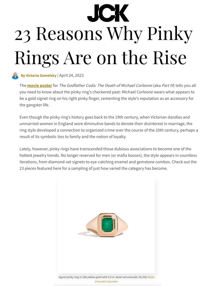 Gentleman's Gazette - Pinky Ring Guide: https://bit.ly/pinky-ring-guide |  Facebook