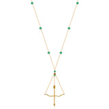 Ataumbi Metals Bow & Arrow Necklace