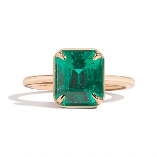 Stackable Emerald Ring