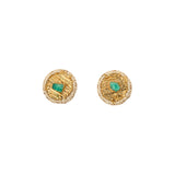 Mercedes Salazar Mystery Emerald Earrings