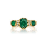 Dana Bronfman Three Emerald Steps Ring